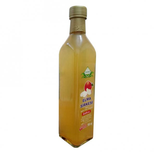Elma Sirkesi Cam Şişe 500 ML - 6