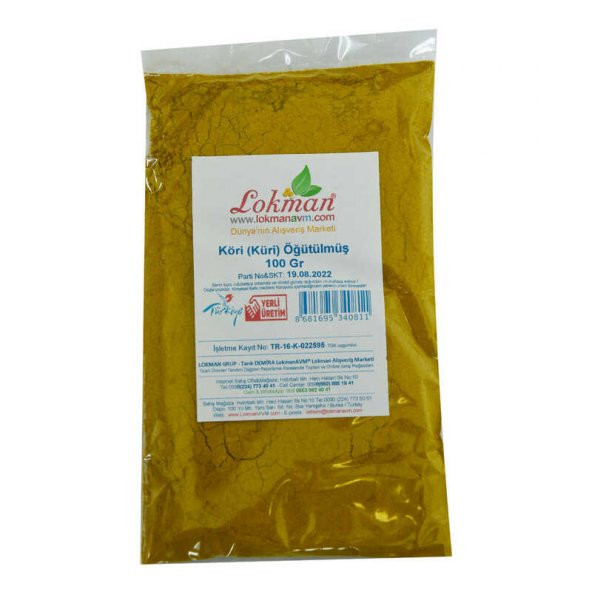 Köri Öğütülmüş Baharat Karışımı Küri Curry 100 Gr Paket - 2