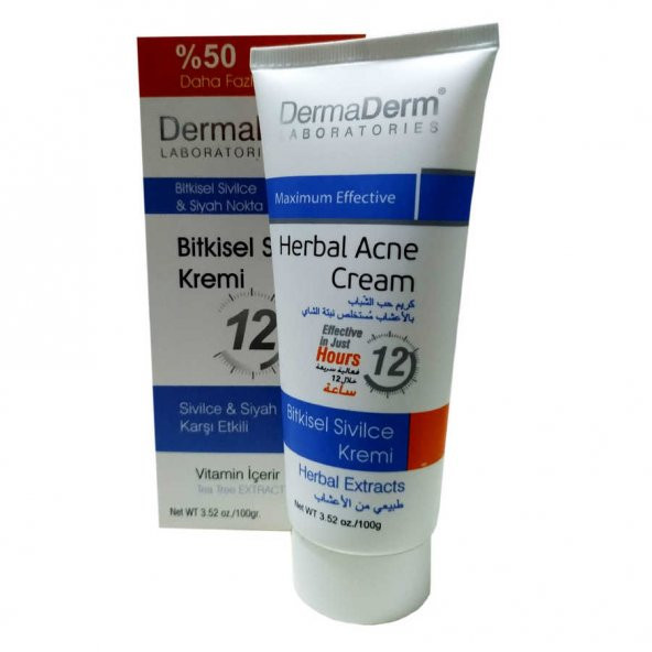 Bitkisel Akne Sivilce Kremi 100 Gr - 7