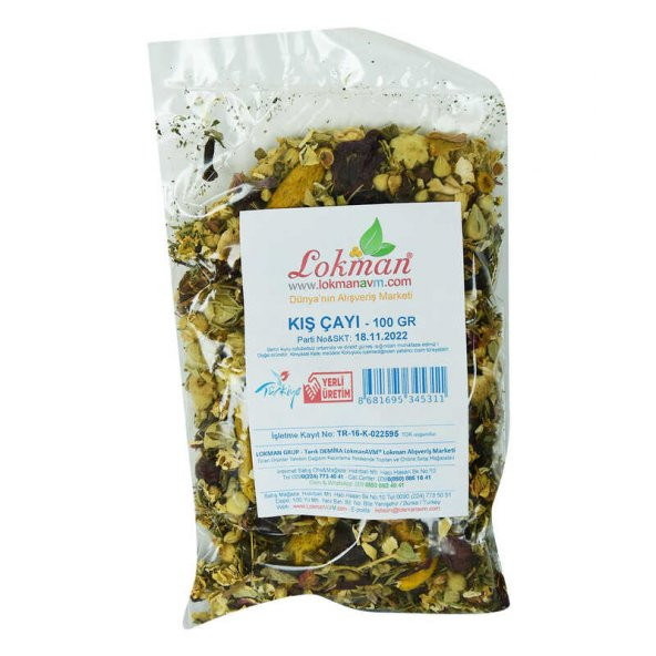 Bitkisel Karışık Osmanlı Çayı Kış Çayı 100 Gr Paket - 7