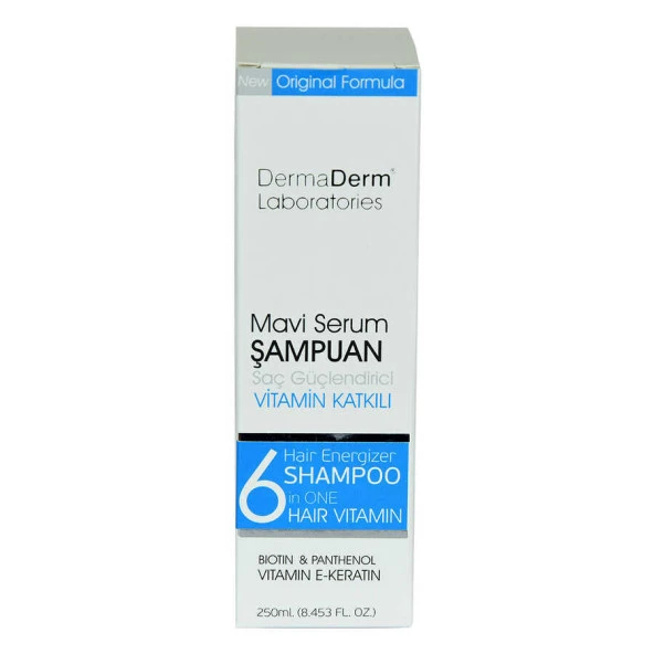 Mavi Serum Şampuanı Saç Güçlendirici (Biotin Panthenol Vitamin E-Keratin) 250 ML - 3