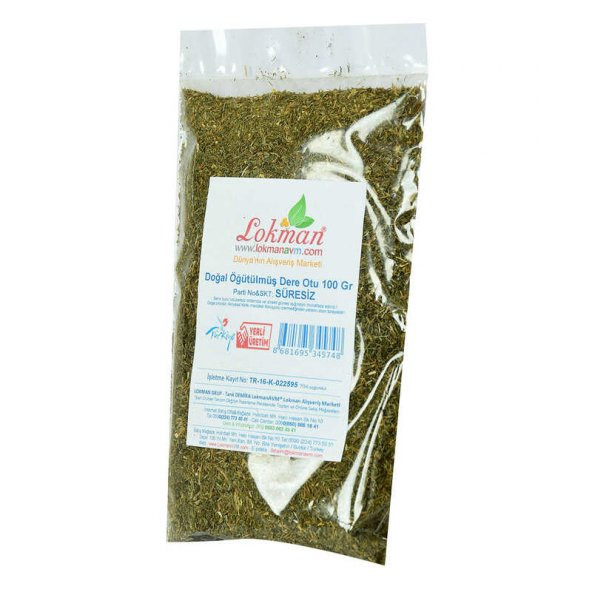 Doğal Öğütülmüş Dere Otu 100 Gr Paket - 3