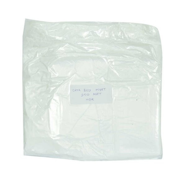 Ekonomik Orta Boy Atlet Hışır Poşet 43X25 Cm İnce Beyaz 250 Adet 1 Paket - 2