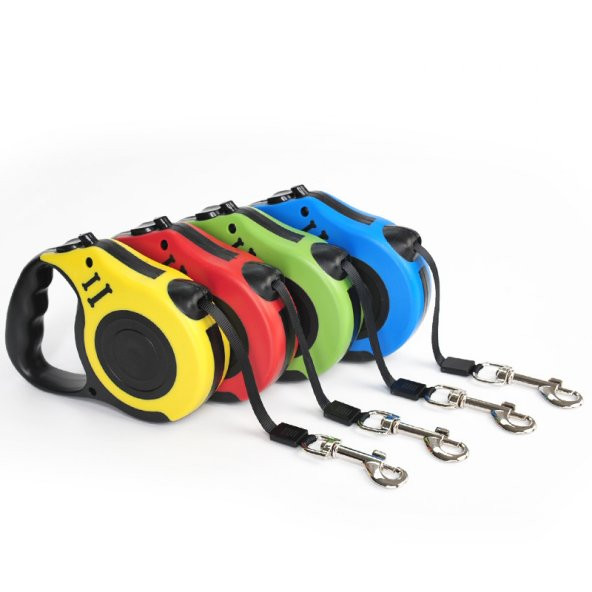 Otomatik  Makaralı Kedi Tasması / Köpek Tasması 3 Metre - 15 KG - 3