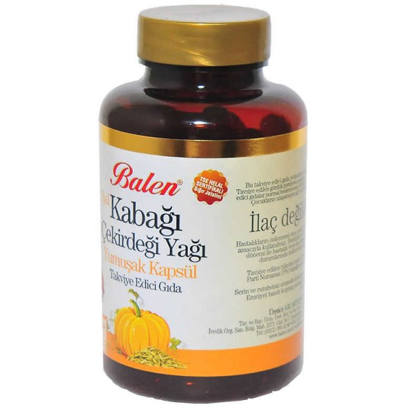 Bal Kabağı Çekirdeği Yağı 100 Yumuşak Kapsül