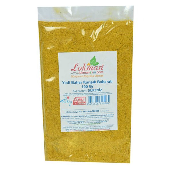 Yedi Bahar Karışık Baharatı 100 Gr Paket - 2