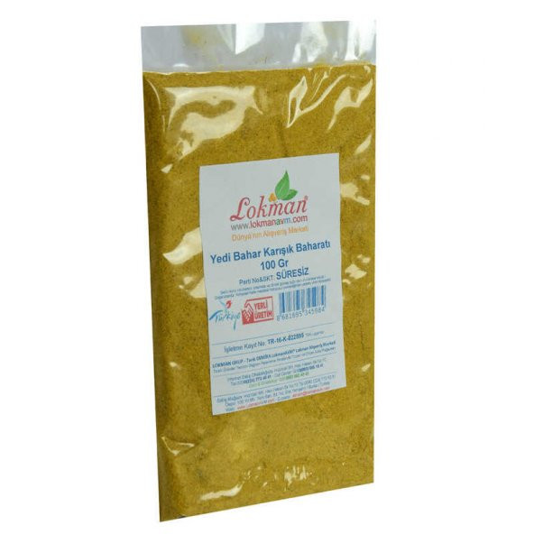 Yedi Bahar Karışık Baharatı 100 Gr Paket - 4