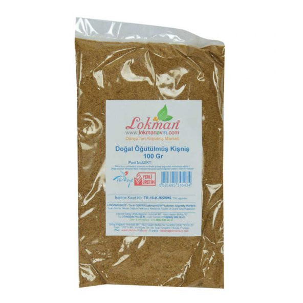 Doğal Öğütülmüş Kişniş 100 Gr Paket - 2
