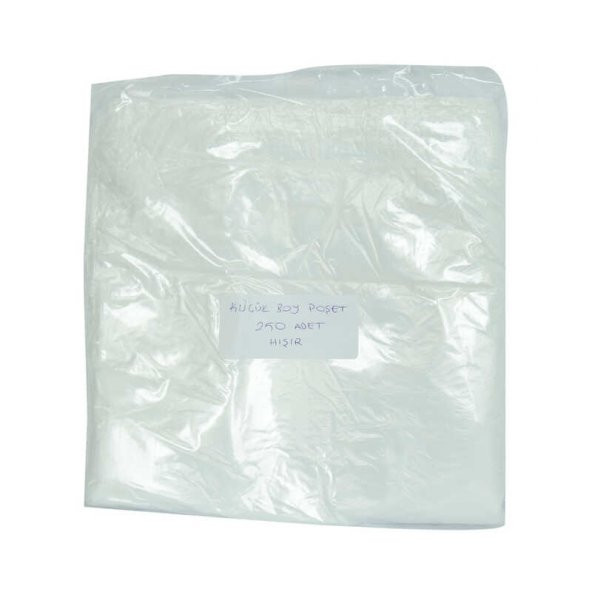 Ekonomik Küçük Boy Atlet Hışır Poşet 38X22 Cm İnce Beyaz 250 Adet 1 Paket - 2
