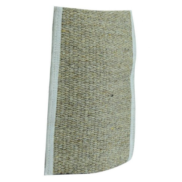 Doğal Keçi Kılı El Geçmeli Sırt ve Vücut Kesesi Bej 26x18 - 5