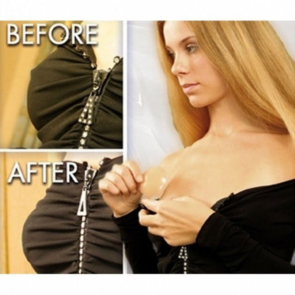 Göğüs Ucu Gizleyen Şeffaf Silikon Ped - 4