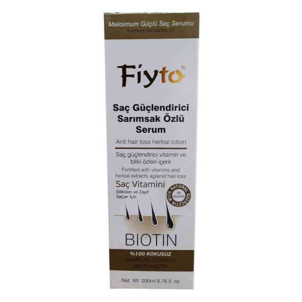 Sarımsak Özlü Saç Losyonu 200 ML - 3