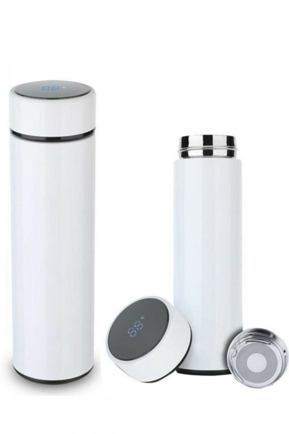 Dijital Sıcaklık Göstergeli Renkli Çelik Termos - 500 ML - 5