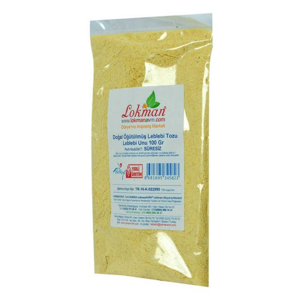 Doğal Öğütülmüş Leblebi Tozu Leblebi Unu 100 Gr Paket - 3