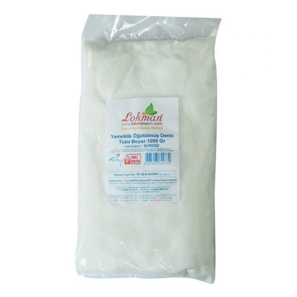 Yemeklik Öğütülmüş Deniz Tuzu Beyaz 1000 Gr - 5