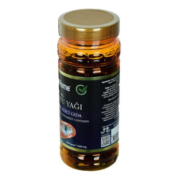 Shiffa Home Çörekotu Yağı Soğuk Sıkım 1000 Mg x100 Kapsül - 3