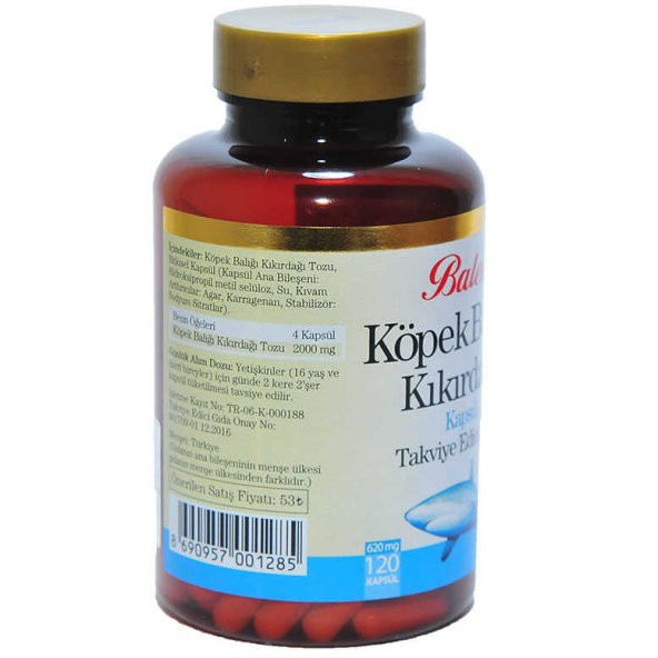 Shiffa Home Köpek Balığı Kıkırdağı Diyet Takviyesi 900 Mg x 60 Kapsül - 2