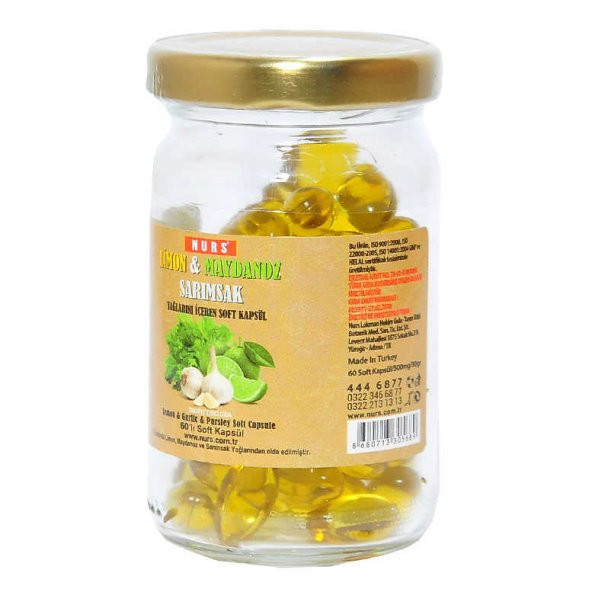 Limon Maydanoz Sarımsak Kürü 60 Kapsül - 3