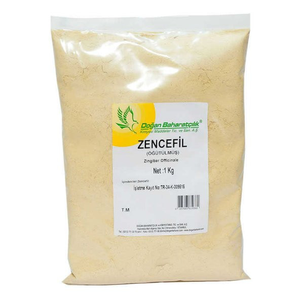 Doğal Öğütülmüş Zencefil 1000 Gr Paket - 2