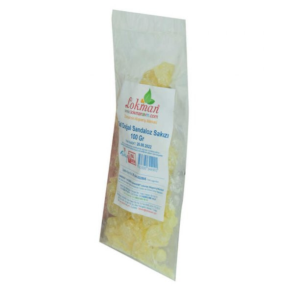 Saf Doğal Sandaloz Sakızı 100 Gr Paket - 7