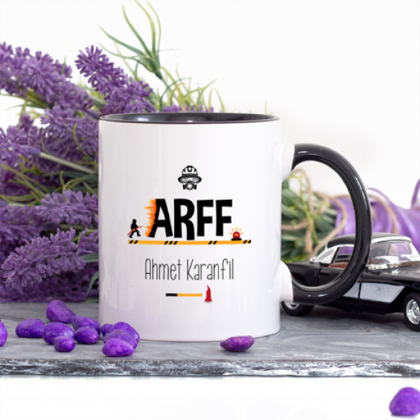 Kişiye Özel Lacivert Renkli Arff Kupa Bardak ürün görseli