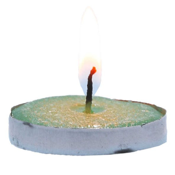 Tea Lights Yeşil Mum 5 li 1 Paket - 7