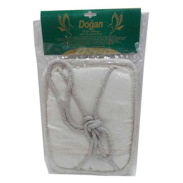 Doğal Kabak Lifi El Geçmeli Sırt ve Vücut Kesesi 15 X 22 - 4