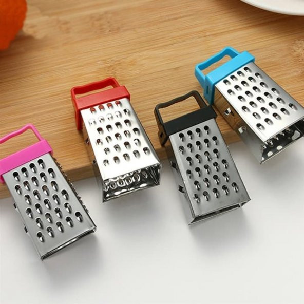 3 Fonksiyonlu Mıknatıslı Mini Sarımsak Peynir Rendesi 8 cm - 4