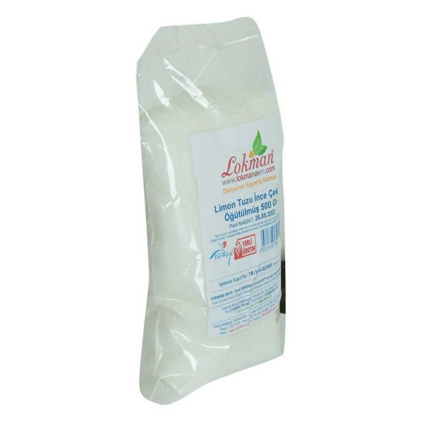 Limon Tuzu İnce Çekim Öğütülmüş 500 Gr Paket - 4