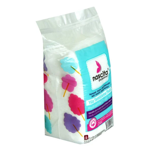 Yüz ve Göz Temizleme Pedi Pamuk Kare 50 Li Paket - 6