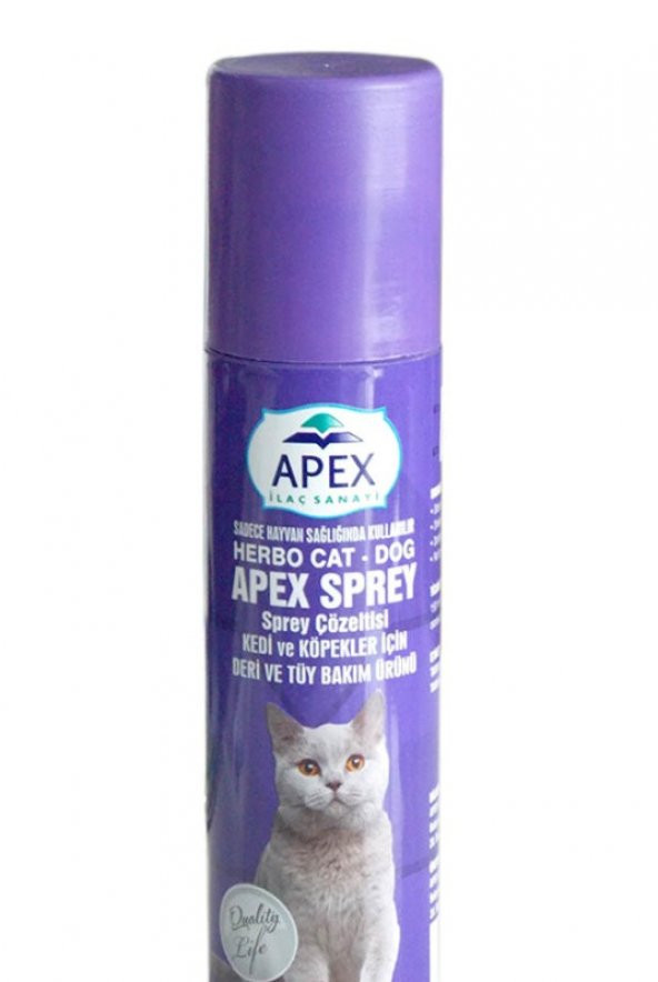 Apex Herbo Deri Ve Tüy Sağlığı Koruyucu Kedi Ve Köpek Spreyi 150 ml