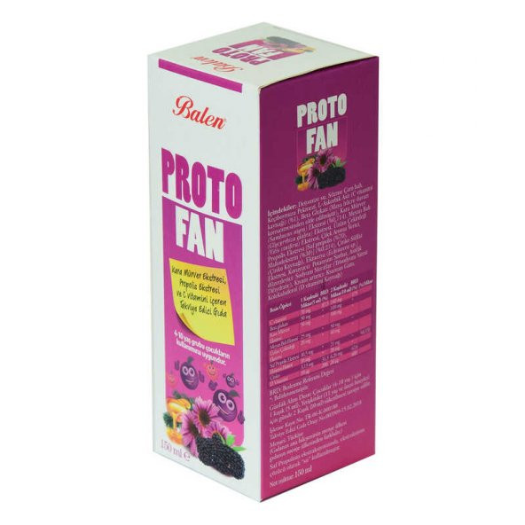 ProtoFan Kara Mürver Propolis Ekstratlı C Vitaminli Takviye Edici Gıda 150 ML - 3
