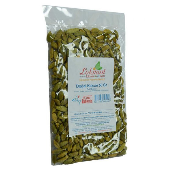 Doğal Kakule 50 Gr Paket - 6