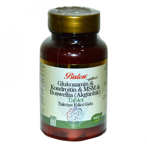 Glukozamin Kondroitin MSM Boswellia 60 Tablet - 7