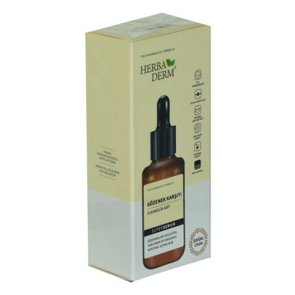 Superserum Oleanolik Asit Gözenek Karşıtı Doğal Yüz Serumu 30 ML - 3