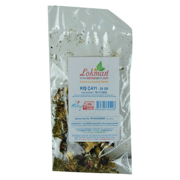 Bitkisel Karışık Osmanlı Çayı Kış Çayı 25 Gr Paket - 5