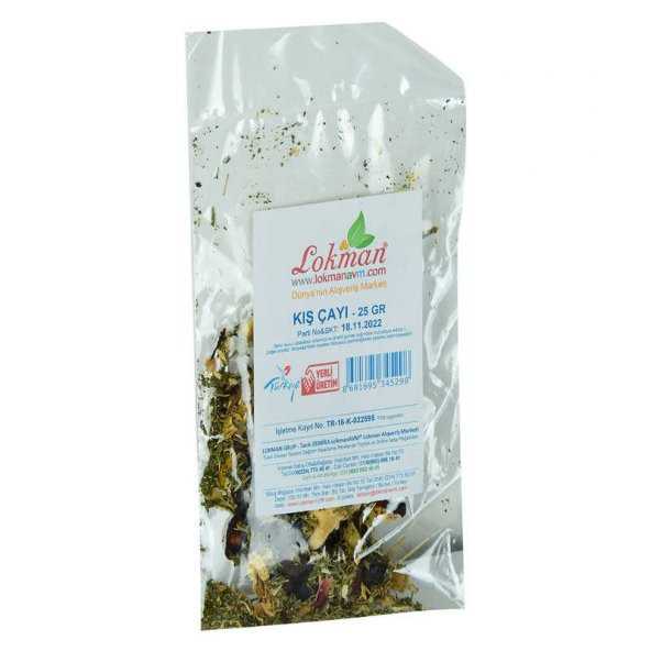 Bitkisel Karışık Osmanlı Çayı Kış Çayı 25 Gr Paket - 6