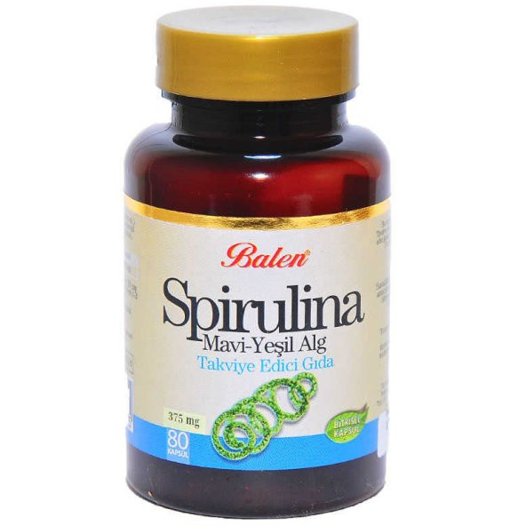 Spirulina Mavi-Yeşil Alg 80 Kapsül - Resim 2