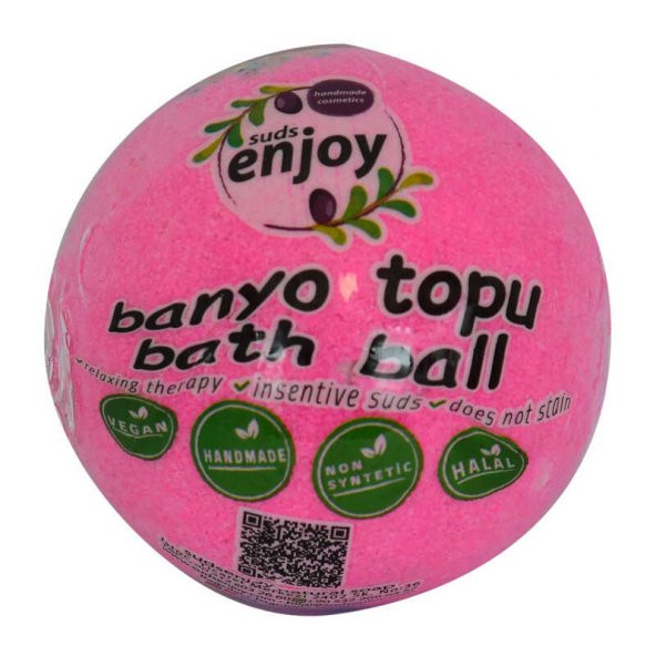 Pembe Düşler El Yapımı Banyo Bombası Banyo Topu Pembe 90-120 Gr - 5