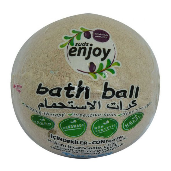 Lavantalı El Yapımı Banyo Bombası Banyo Topu Mor 90-120 Gr - 4