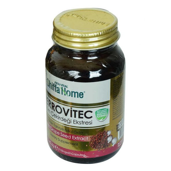 Shiffa Home Ferrovitec Üzüm Çekirdeği Ekstresi Diyet Takviyesi 710 Mg x 60 Kapsül - 2