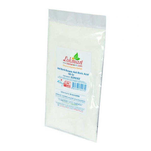 Asit Borik Borasis Asit Boric Acid 100 Gr Paket - 2