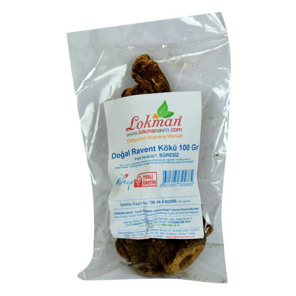 Doğal Ravent Kökü 100 Gr Paket - 2
