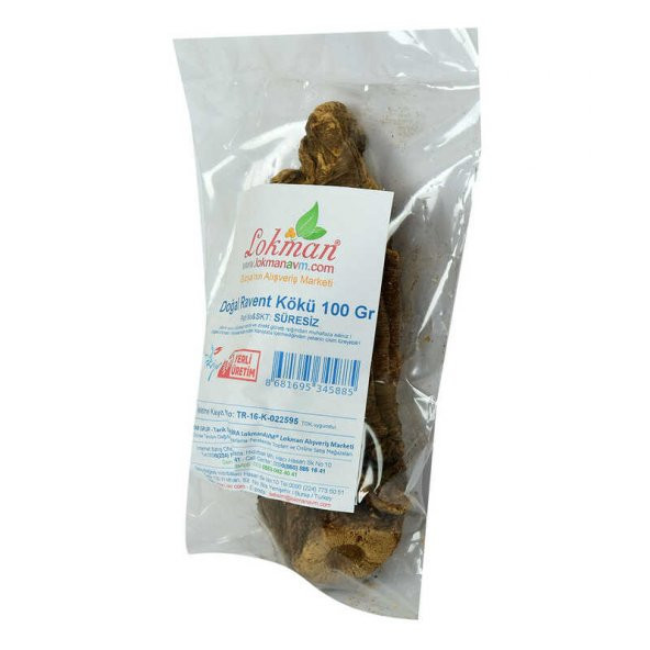 Doğal Ravent Kökü 100 Gr Paket - 3
