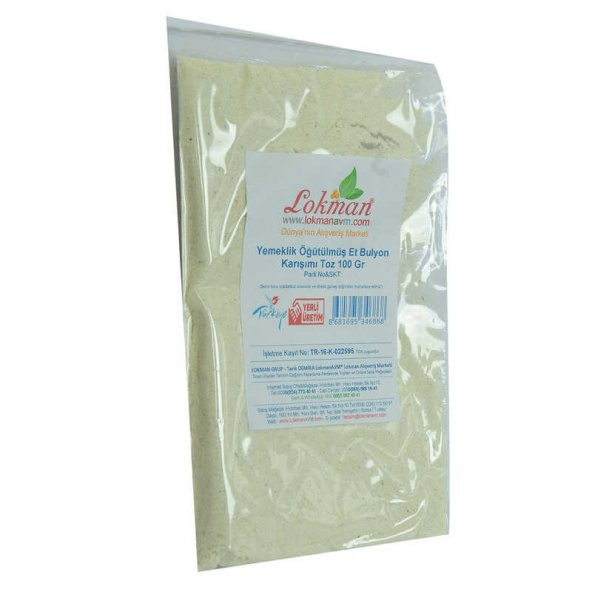 Yemeklik Öğütülmüş Et Bulyon Karışımı Toz 100 Gr Paket - 3