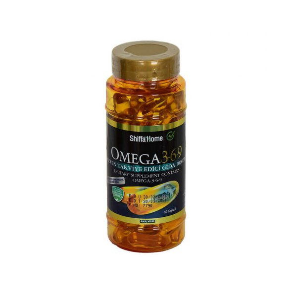 Shiffa Home Omega 3-6-9 1000 Mg (DHA+EPA 550 Mg) Yumuşak 60 Kapsül - 2