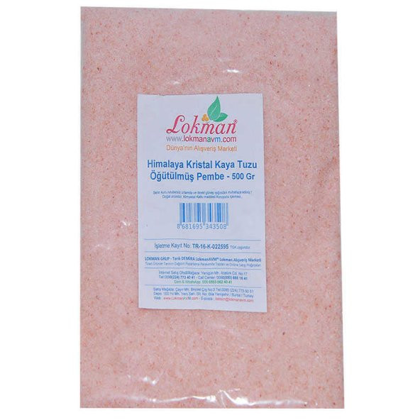 Yemeklik Himalaya Kristal Kaya Tuzu Öğütülmüş Pembe 500 Gr - 4