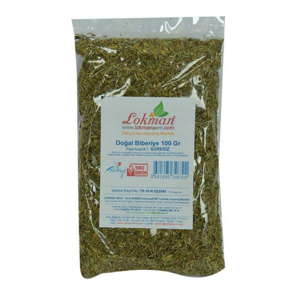 Biberiye Doğal 100 Gr Paket - 5