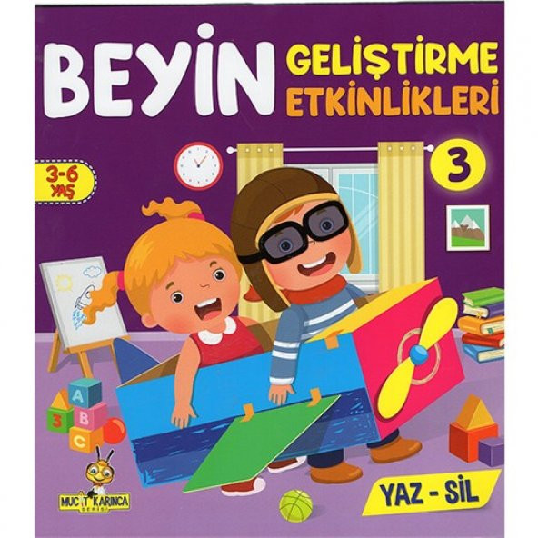 Yükselen Zeka Beyin Geliştirme Etkinlikleri Seti 3 Kitap