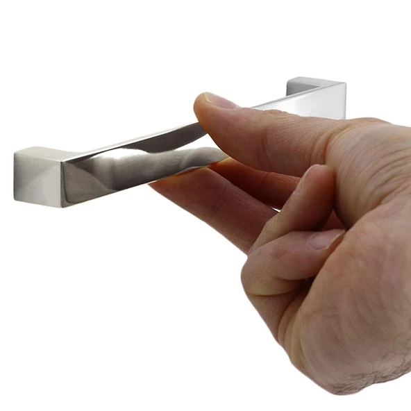 Bihter Düz Krom (160 MM - 16.0 CM) Mobilya Mutfak Dolabı Çekmece Dolap Kulpu Kulbu Metal Kulpları - 5